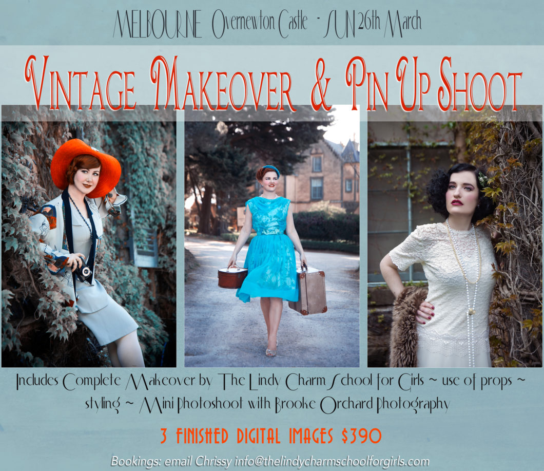 Melbourne - Sun 26/3/17 - Vintage Makeover & Pinup photoshoot with ...